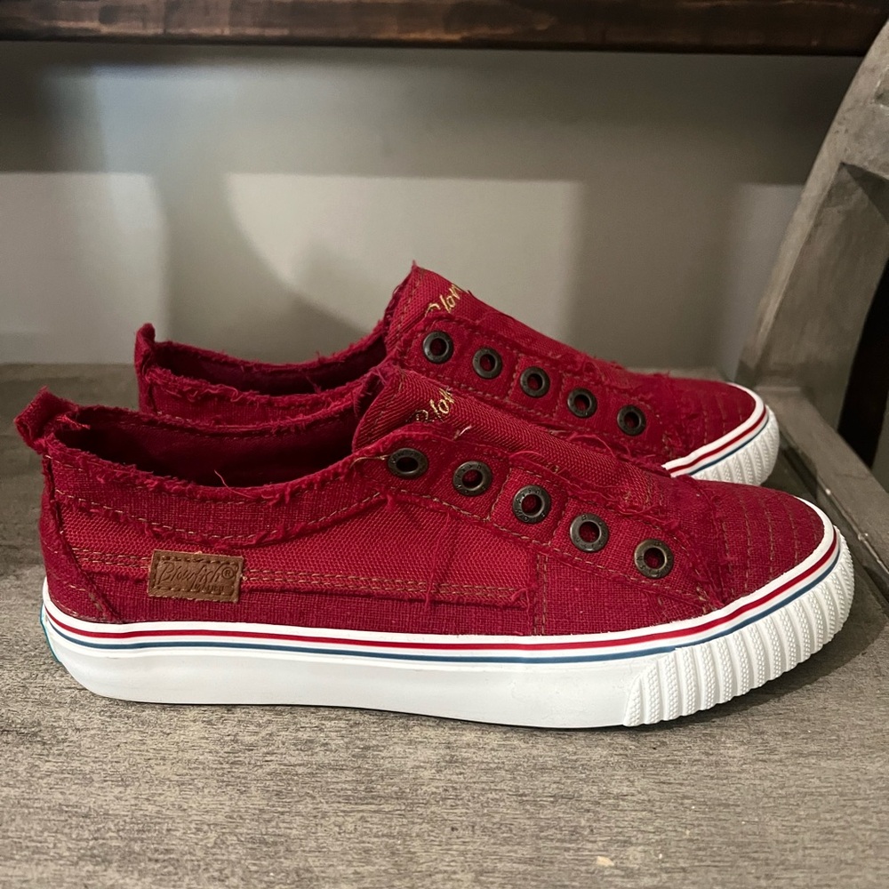 Women's Red Blowfish Sneakers